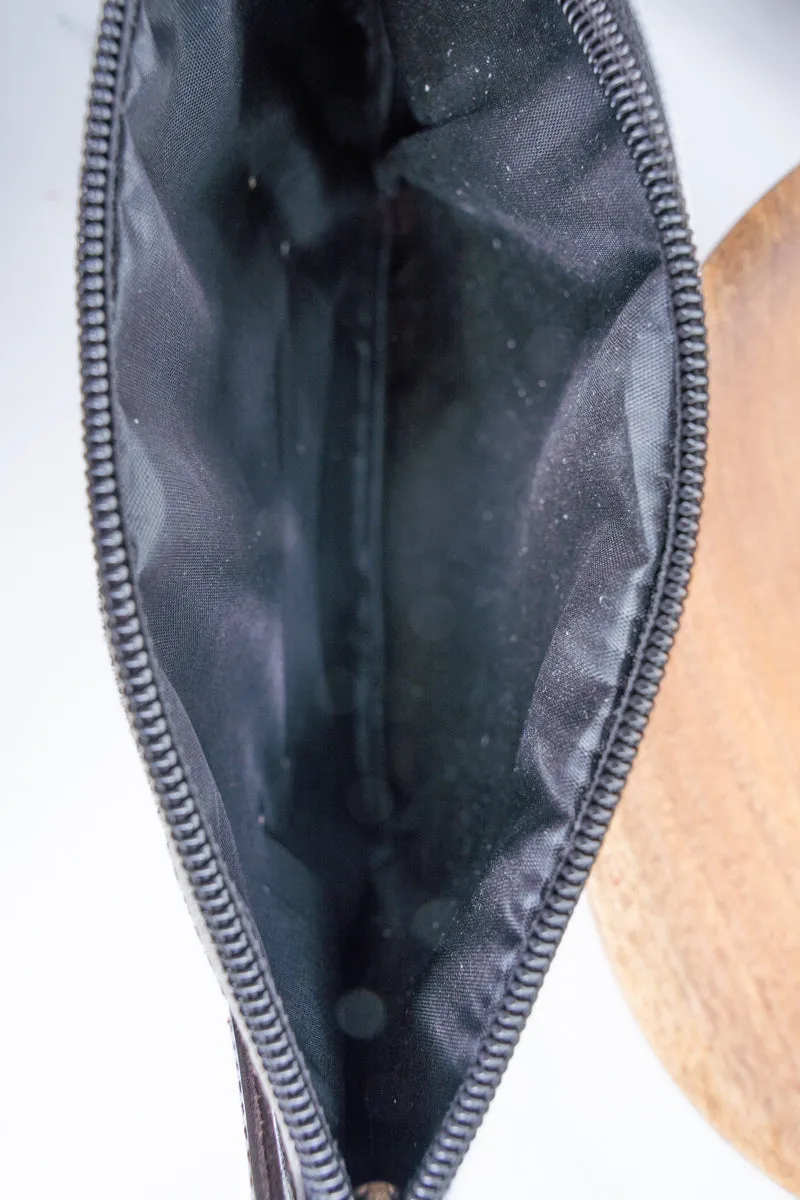 Cowboy Killer Cowhide Wristlet Clutch