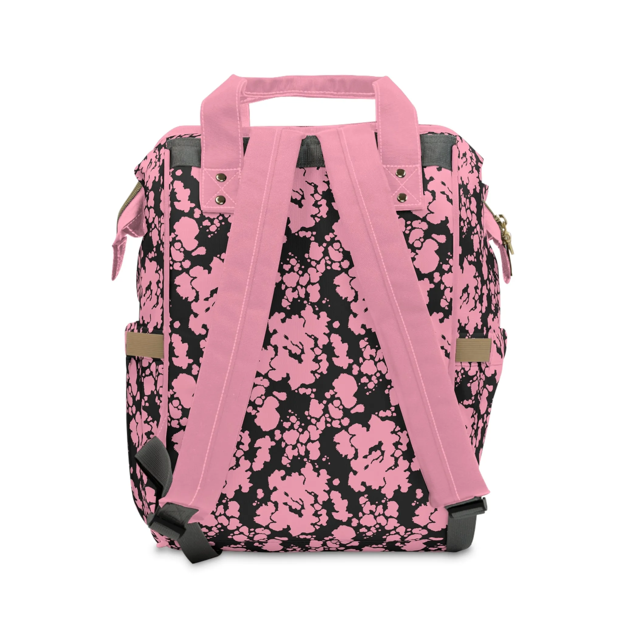 Cowhide Diaper Backpack - Chic & Durable Baby Bag with Genuine Cowhide Patterns, Perfect for Stylish Parents
