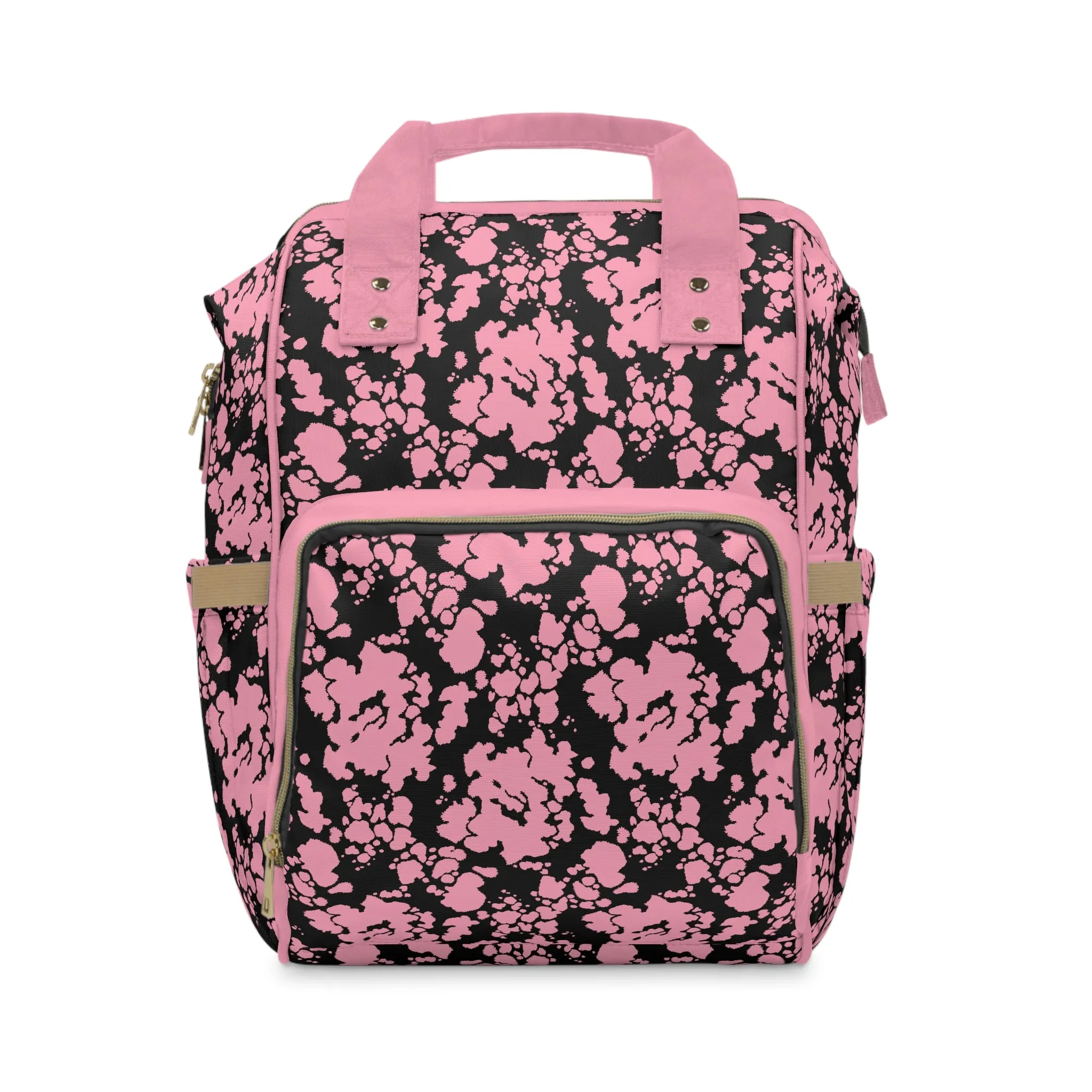 Cowhide Diaper Backpack - Chic & Durable Baby Bag with Genuine Cowhide Patterns, Perfect for Stylish Parents