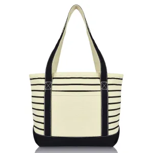 Dalix Striped Soft Tote