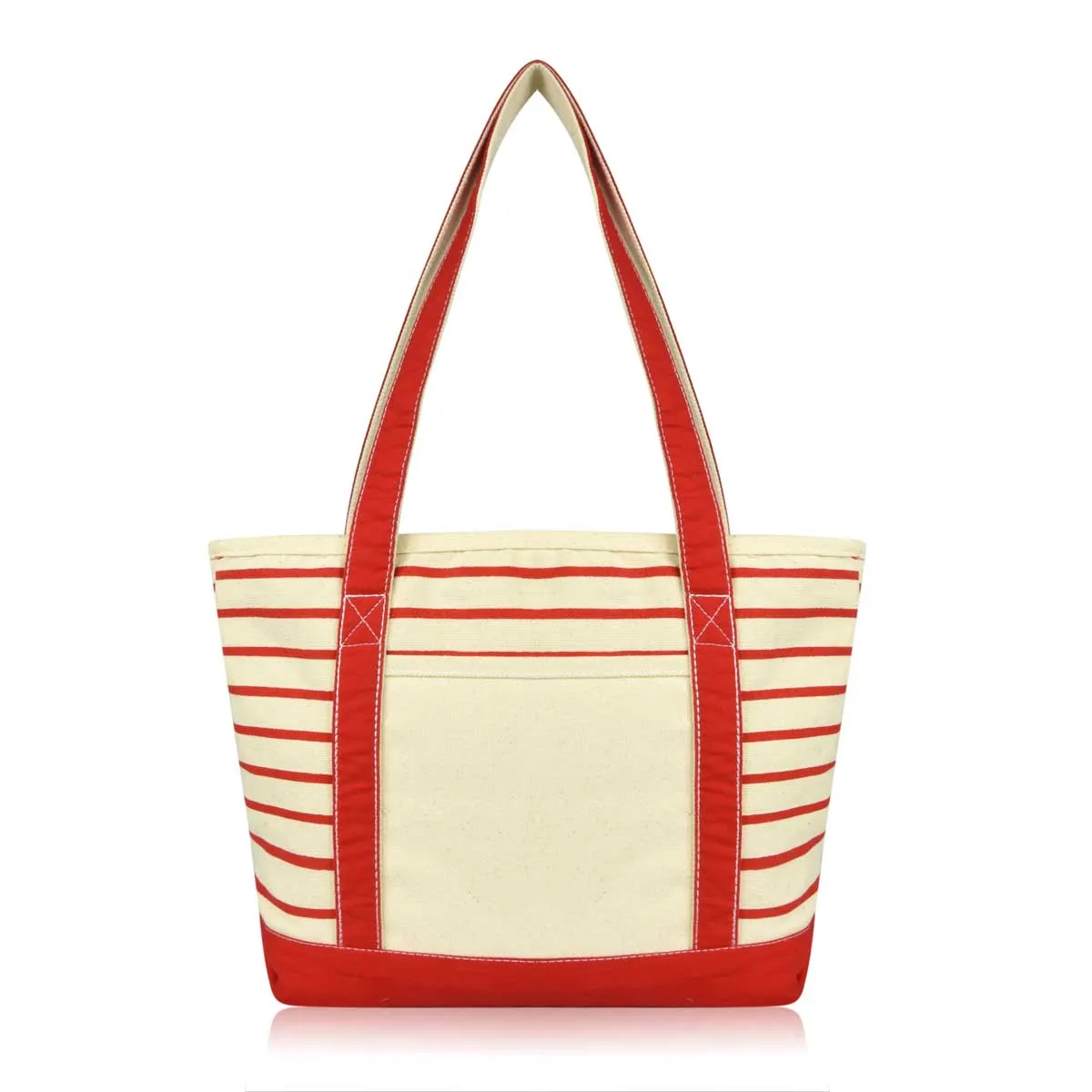 Dalix Striped Soft Tote