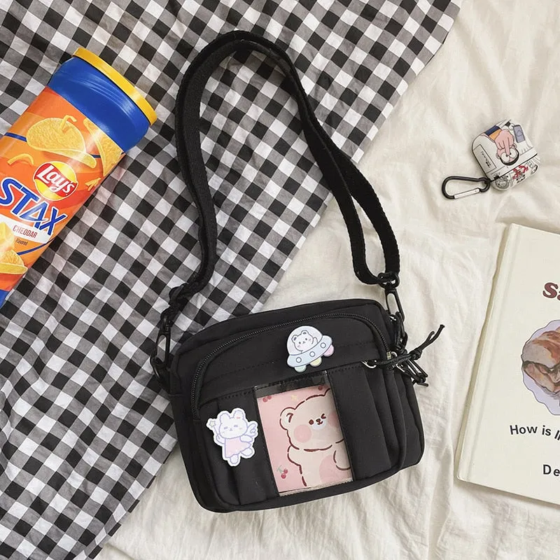 deanwangkt Preppy Style Collage Student Messenger Bag Girls Nylon Tote Bags For Women  Shoulder Bags Womens Crossbody Bag Bolsa Mujer