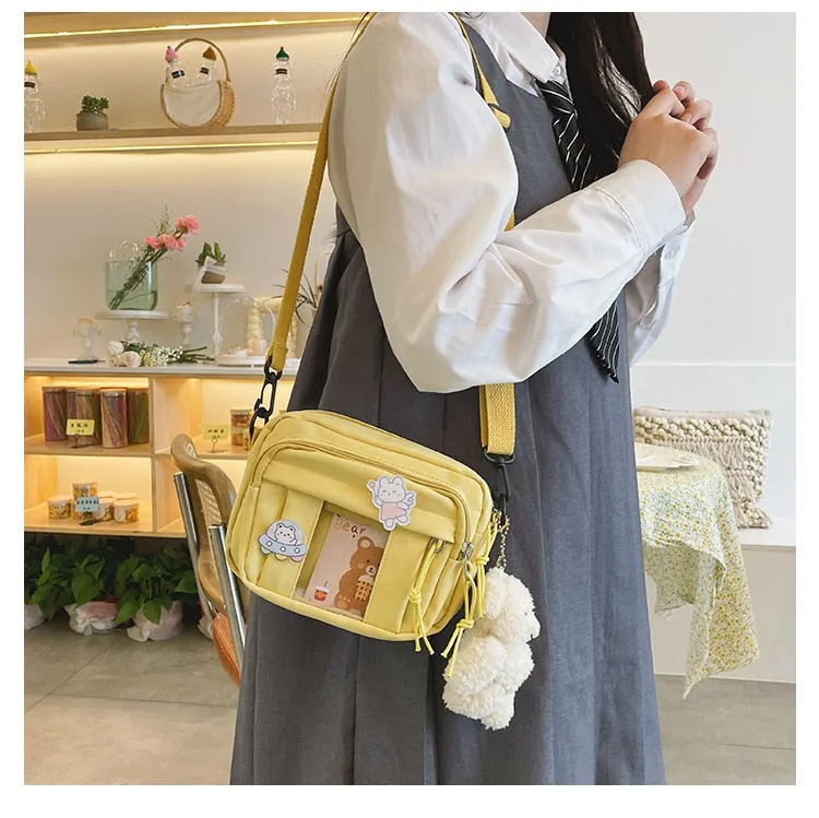 deanwangkt Preppy Style Collage Student Messenger Bag Girls Nylon Tote Bags For Women  Shoulder Bags Womens Crossbody Bag Bolsa Mujer