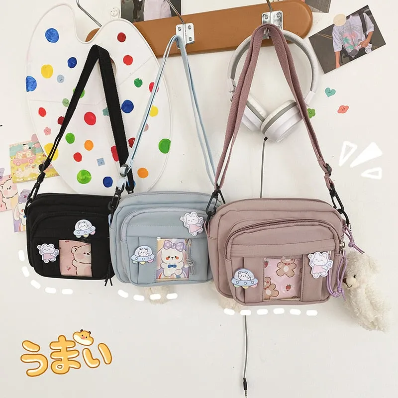 deanwangkt Preppy Style Collage Student Messenger Bag Girls Nylon Tote Bags For Women  Shoulder Bags Womens Crossbody Bag Bolsa Mujer