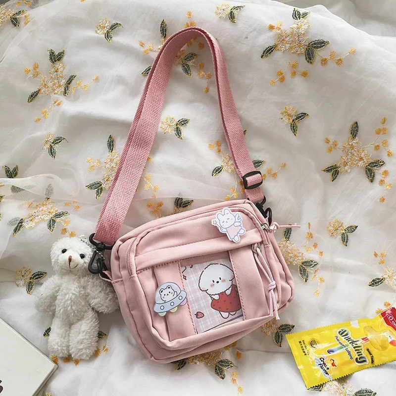 deanwangkt Preppy Style Collage Student Messenger Bag Girls Nylon Tote Bags For Women  Shoulder Bags Womens Crossbody Bag Bolsa Mujer