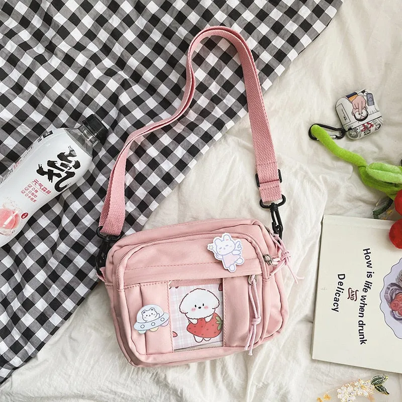 deanwangkt Preppy Style Collage Student Messenger Bag Girls Nylon Tote Bags For Women  Shoulder Bags Womens Crossbody Bag Bolsa Mujer