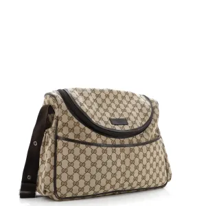Diaper Crossbody Bag GG Canvas