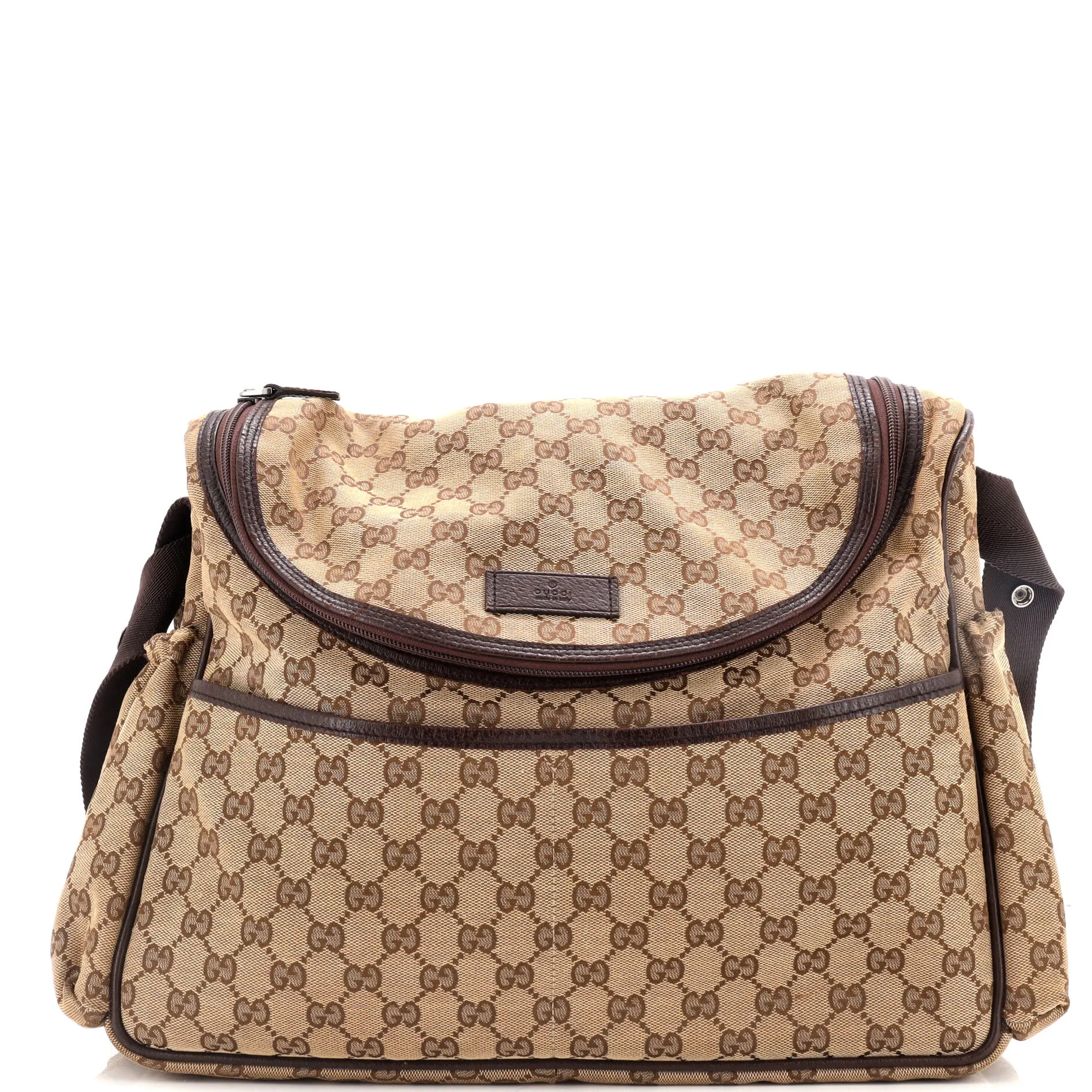 Diaper Crossbody Bag GG Canvas