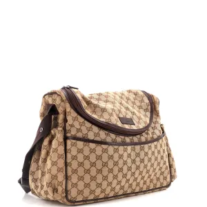 Diaper Crossbody Bag GG Canvas