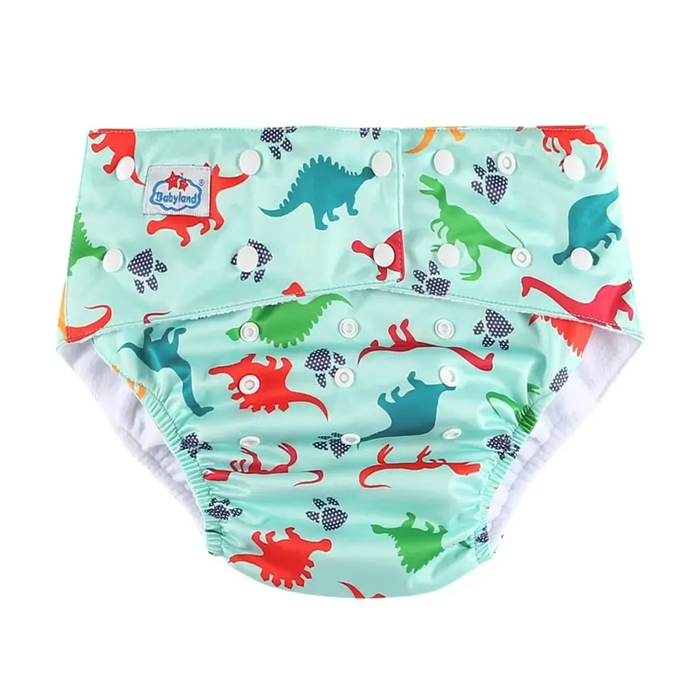 Dinosaurs Reusable Adult Cloth Diaper