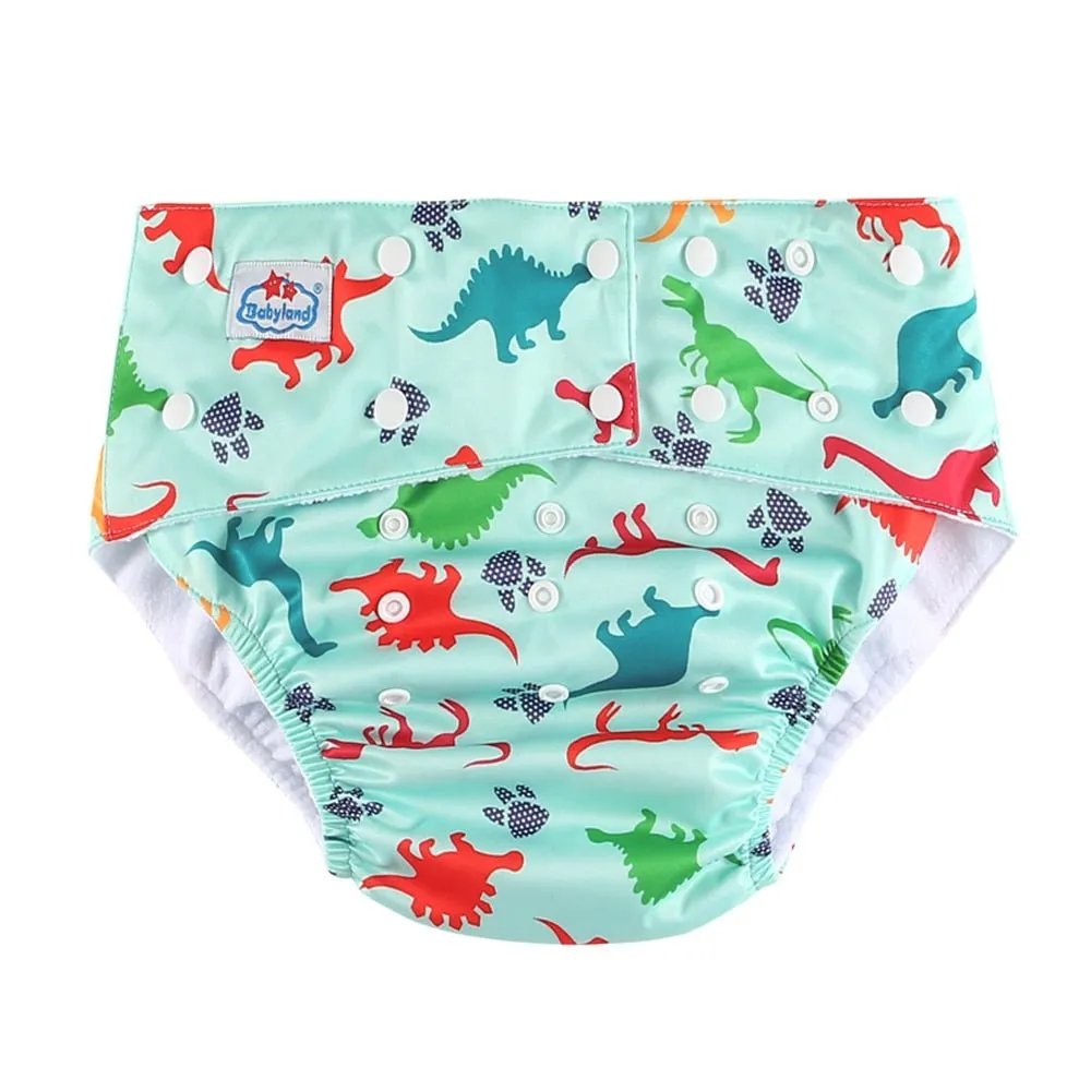 Dinosaurs Reusable Adult Cloth Diaper
