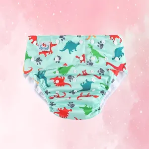 Dinosaurs Reusable Adult Cloth Diaper