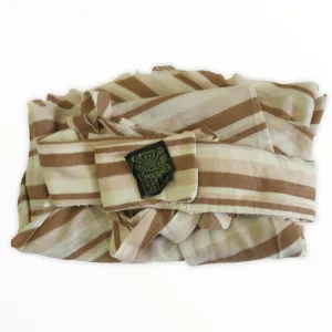 DIY Vintage Biba Fabric Bundle: Beige Striped Jersey