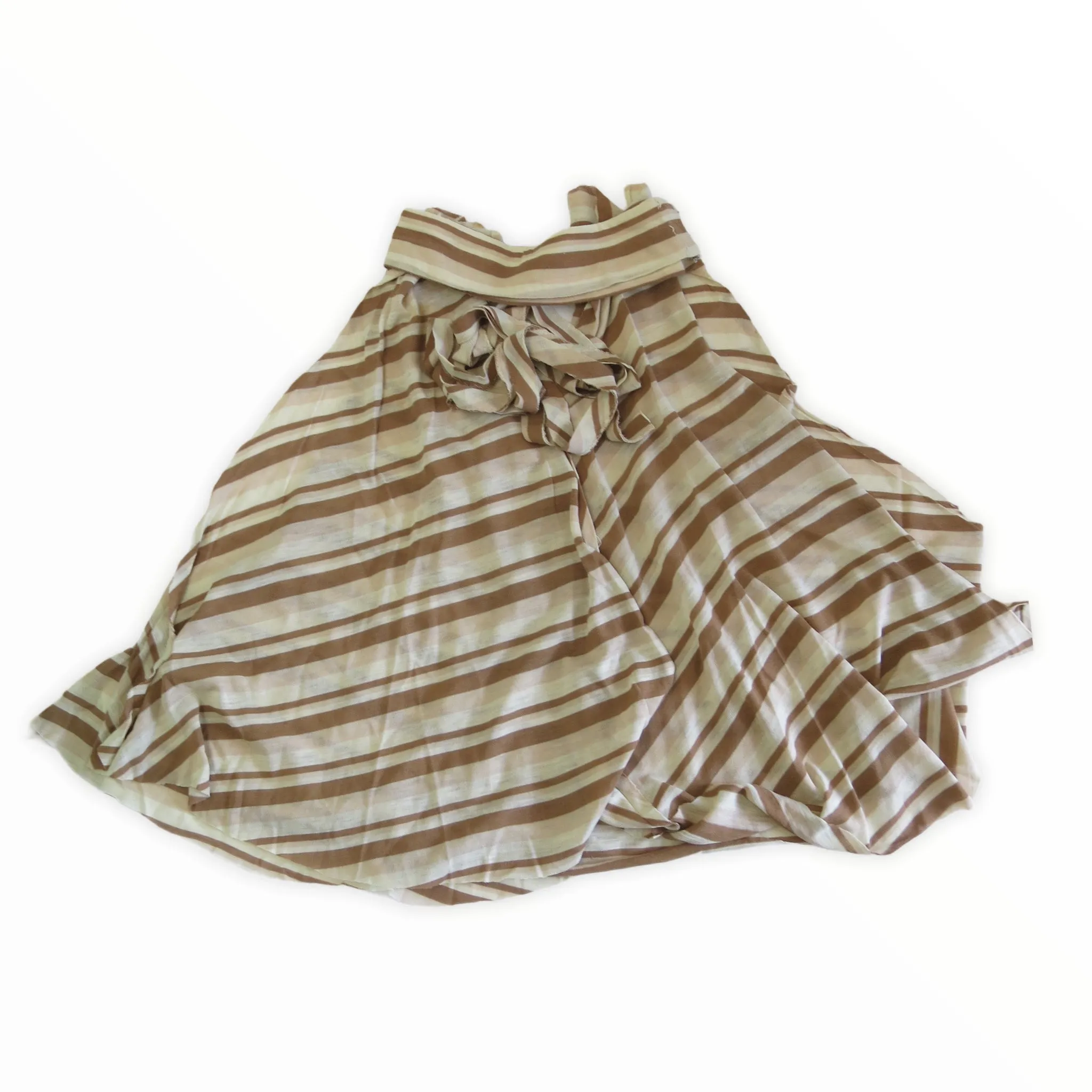 DIY Vintage Biba Fabric Bundle: Beige Striped Jersey