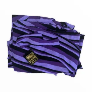 DIY Vintage Biba Fabric Bundle: Purple Striped Jersey