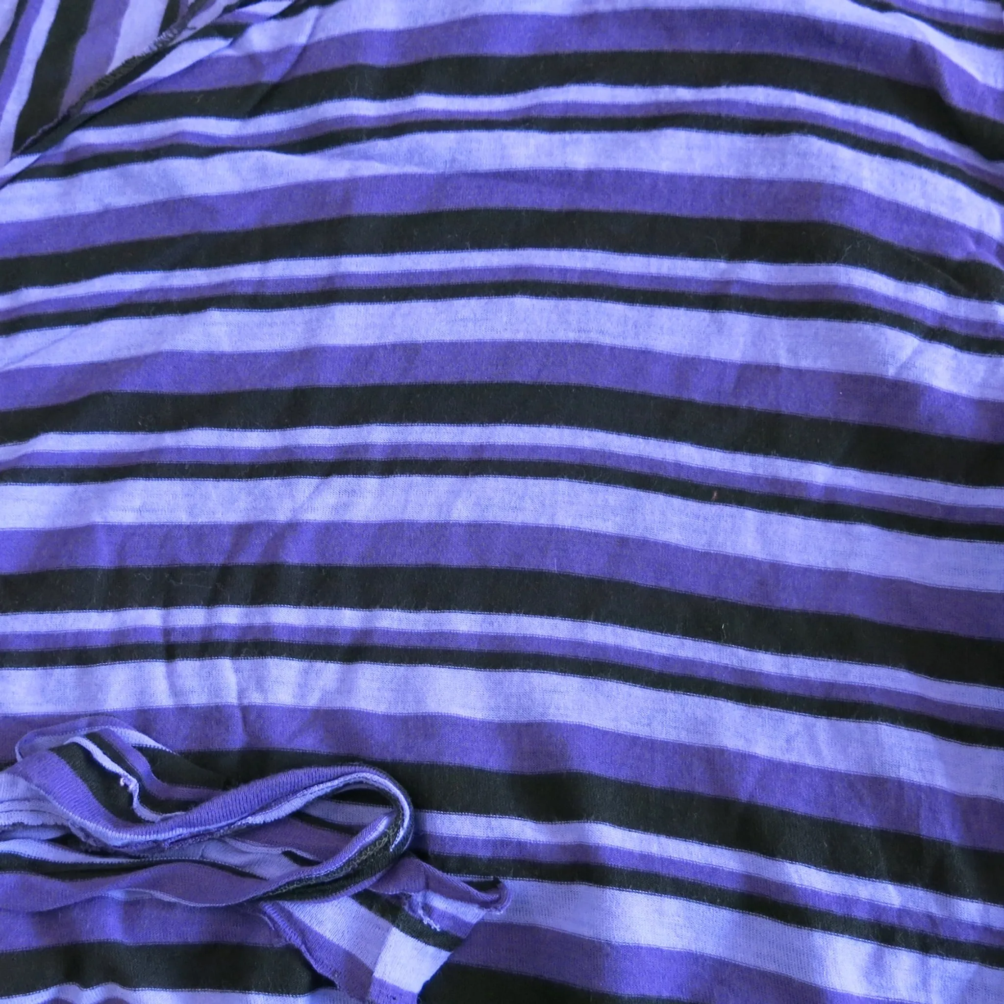 DIY Vintage Biba Fabric Bundle: Purple Striped Jersey
