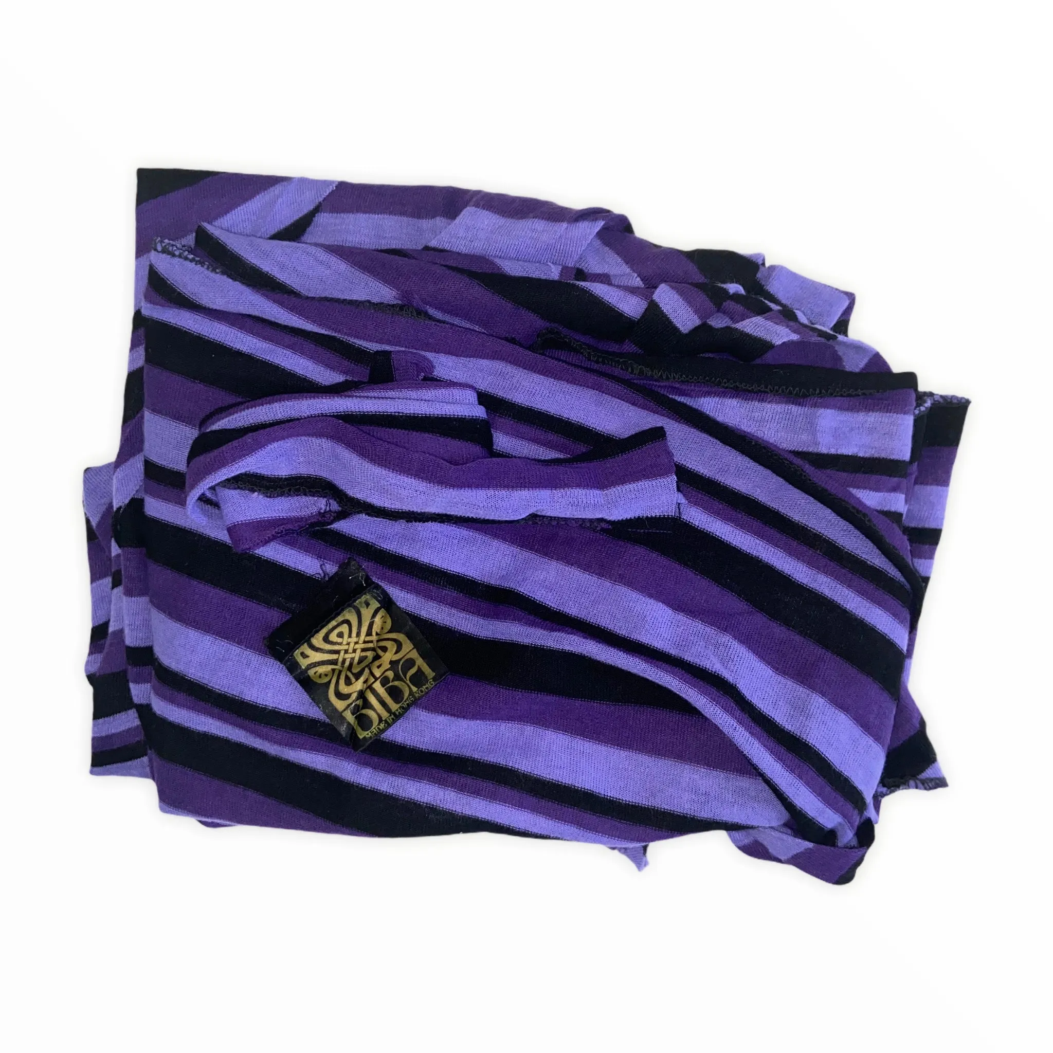 DIY Vintage Biba Fabric Bundle: Purple Striped Jersey