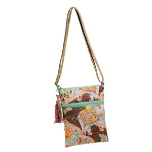 DOUGLAS Cuddle Toys Arabian Elephant Crossbody Bag - 7252 NEW
