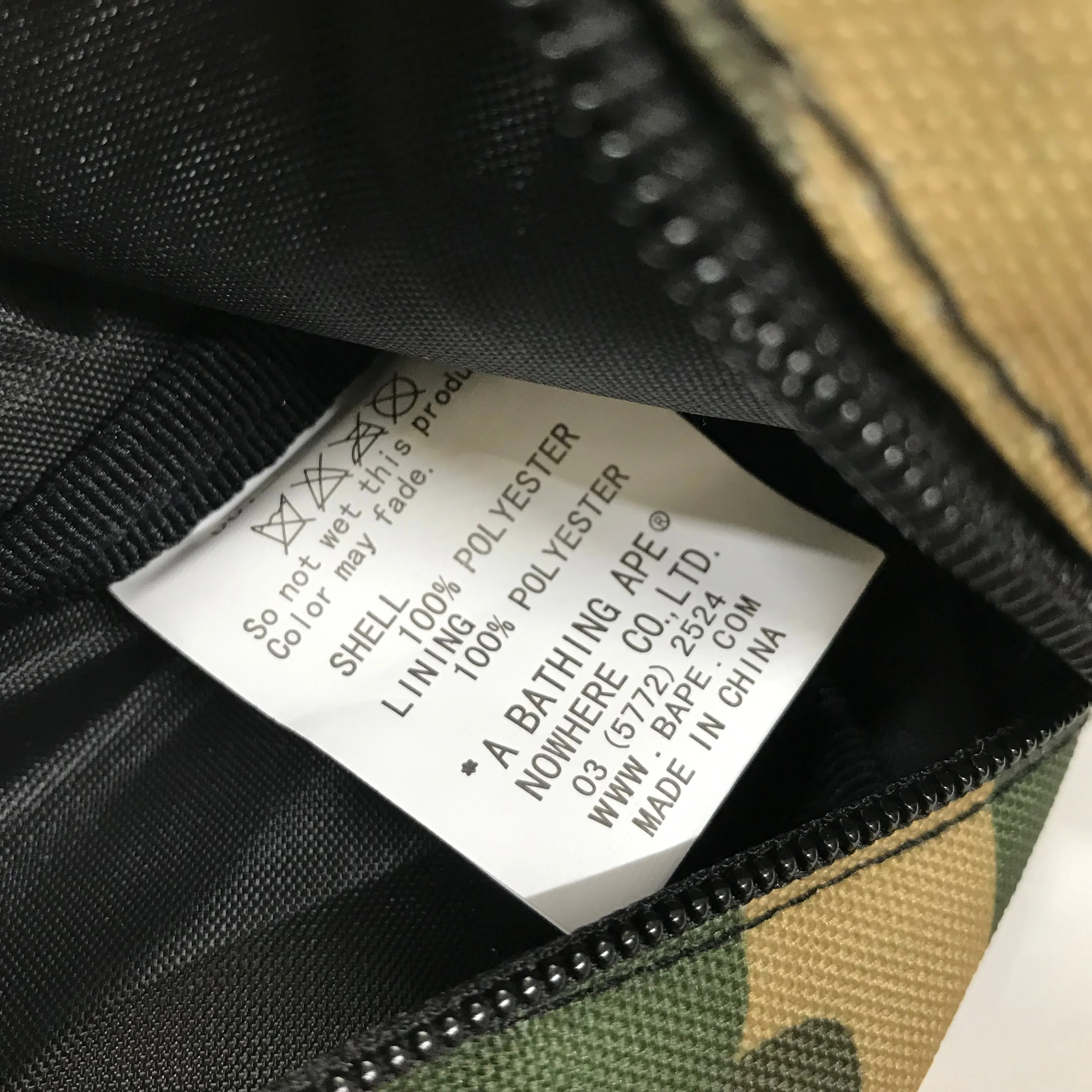 DS! A Bathing Ape Bape 1st Camo Cordura Camera Shoulder Bag