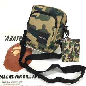 DS! A Bathing Ape Bape 1st Camo Cordura Camera Shoulder Bag