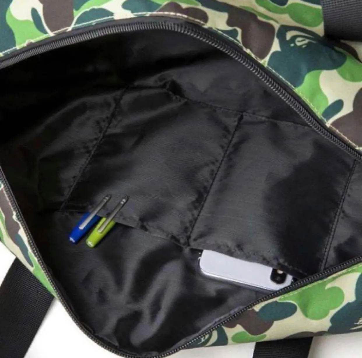 DS! A Bathing Ape Bape ABC Camo Nylon Duffle Bag