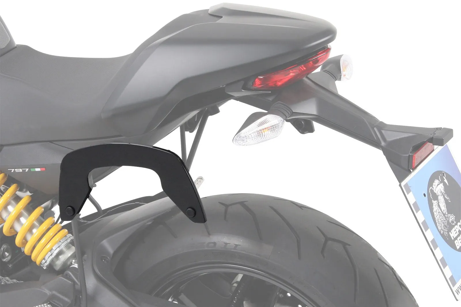Ducati Monster 797 Carrier - C-Bow Luggage Systems