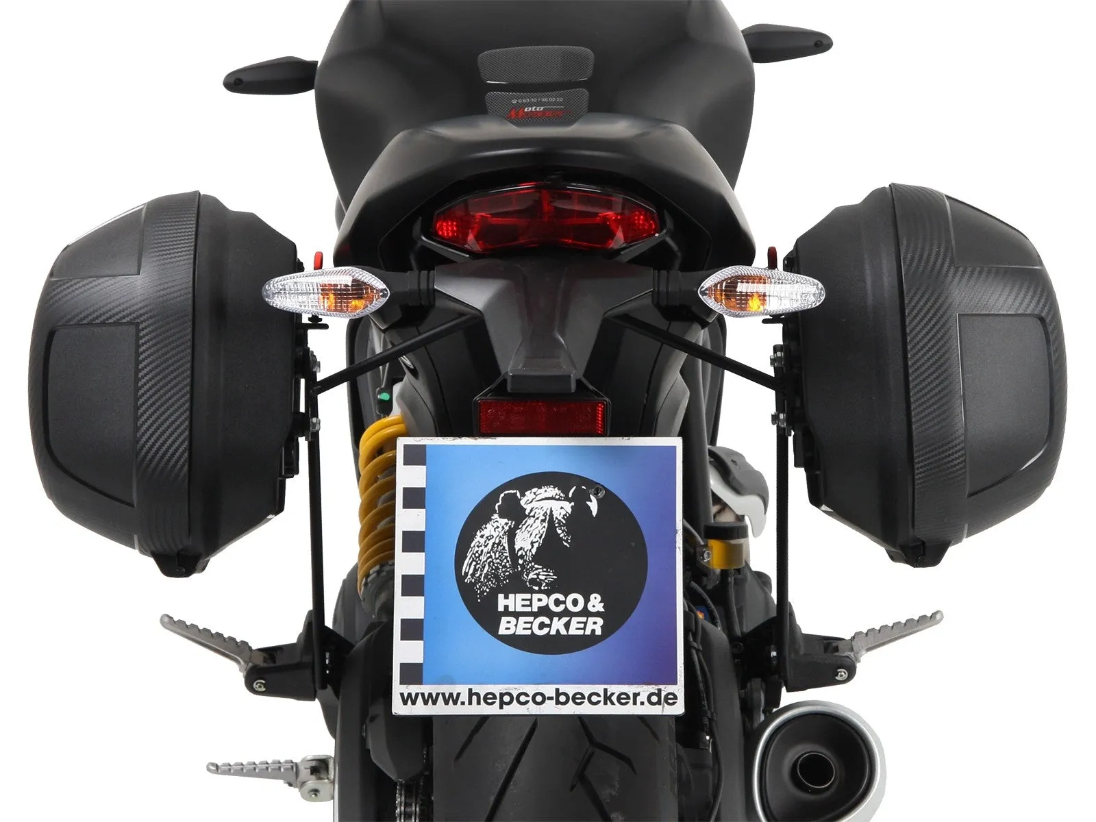 Ducati Monster 797 Carrier - C-Bow Luggage Systems