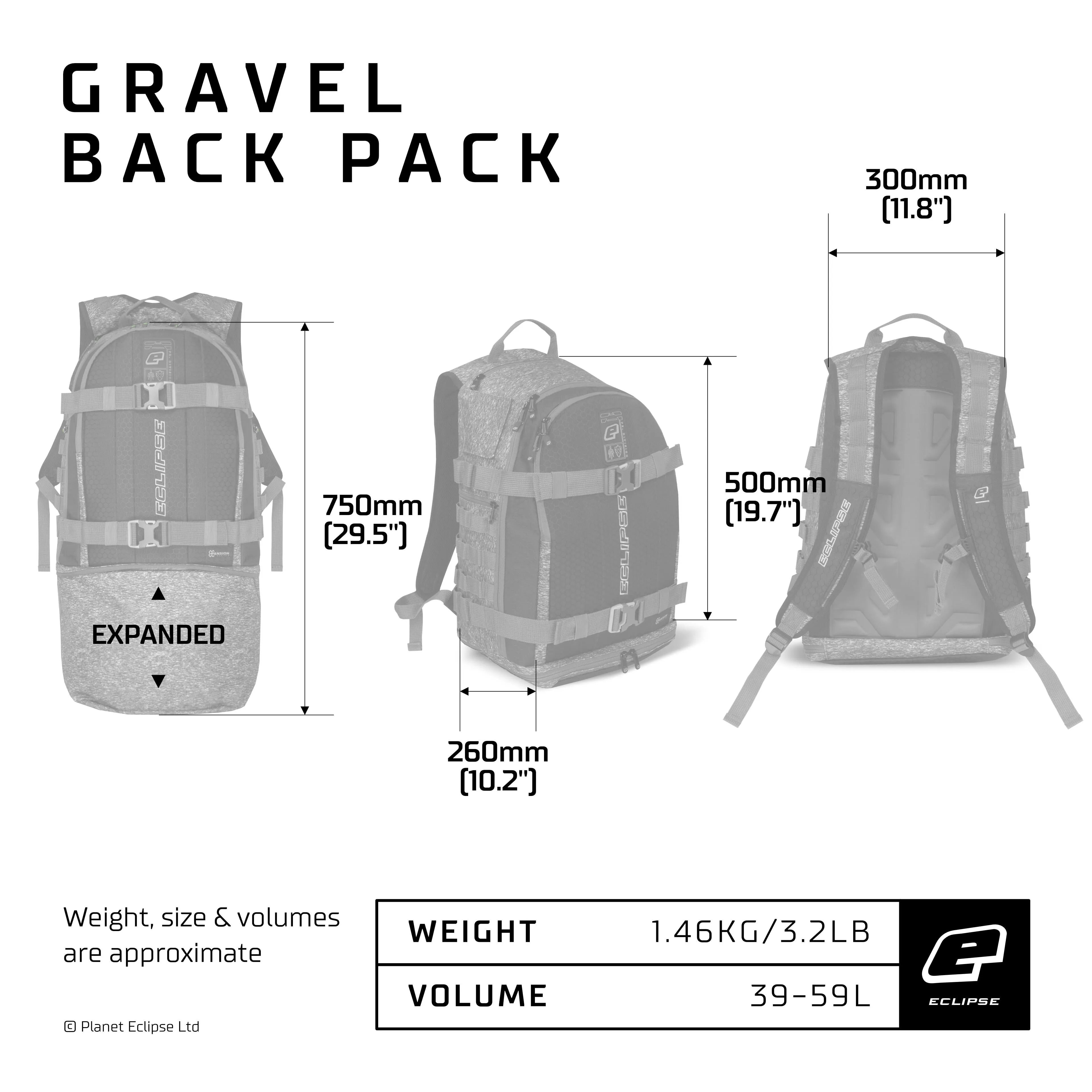 Eclipse GX2 Gravel Bag Fighter Dark Sub Zero
