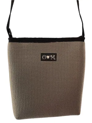 EcoM Gray Shoulder Crossbody Bag