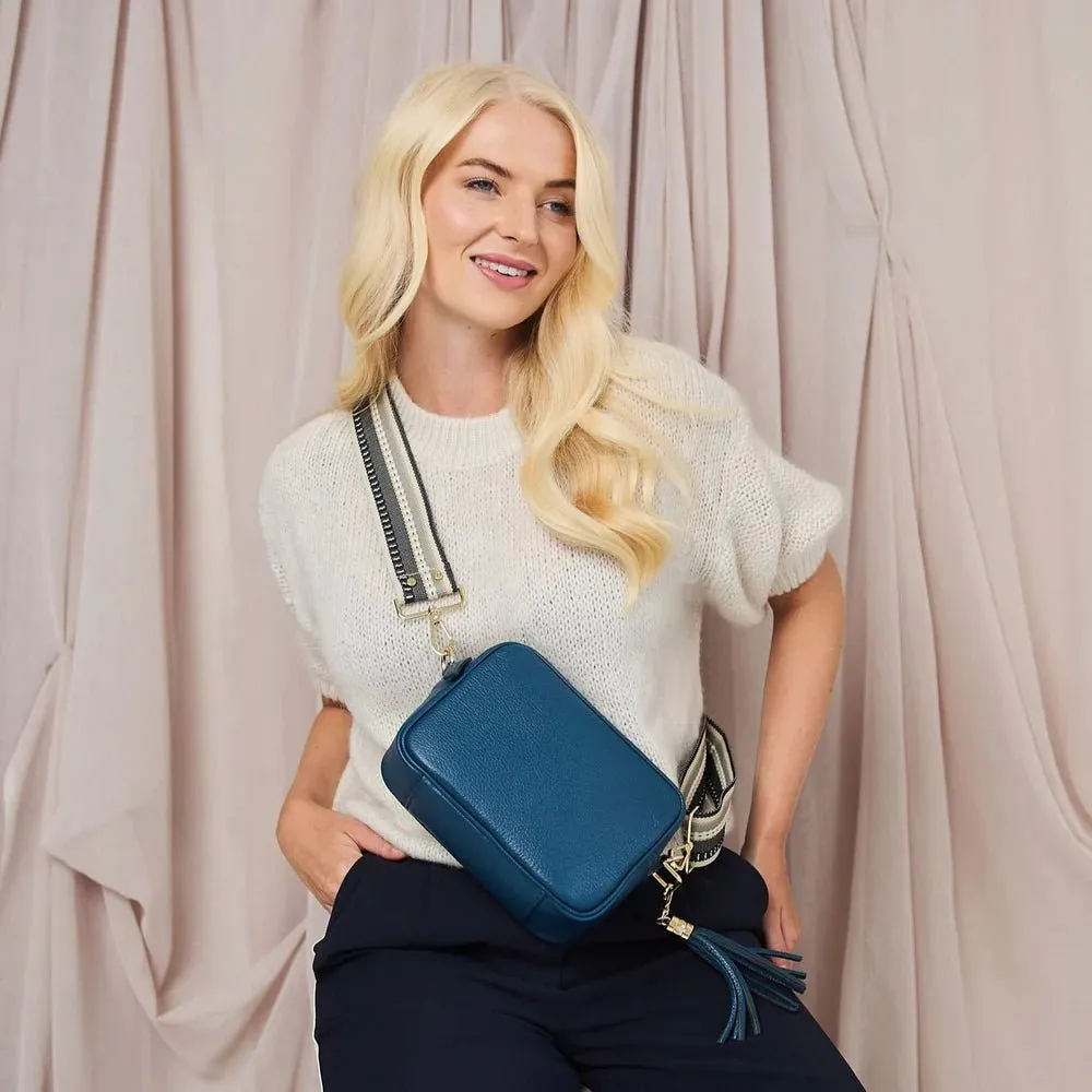 Elie Beaumont Teal Crossbody