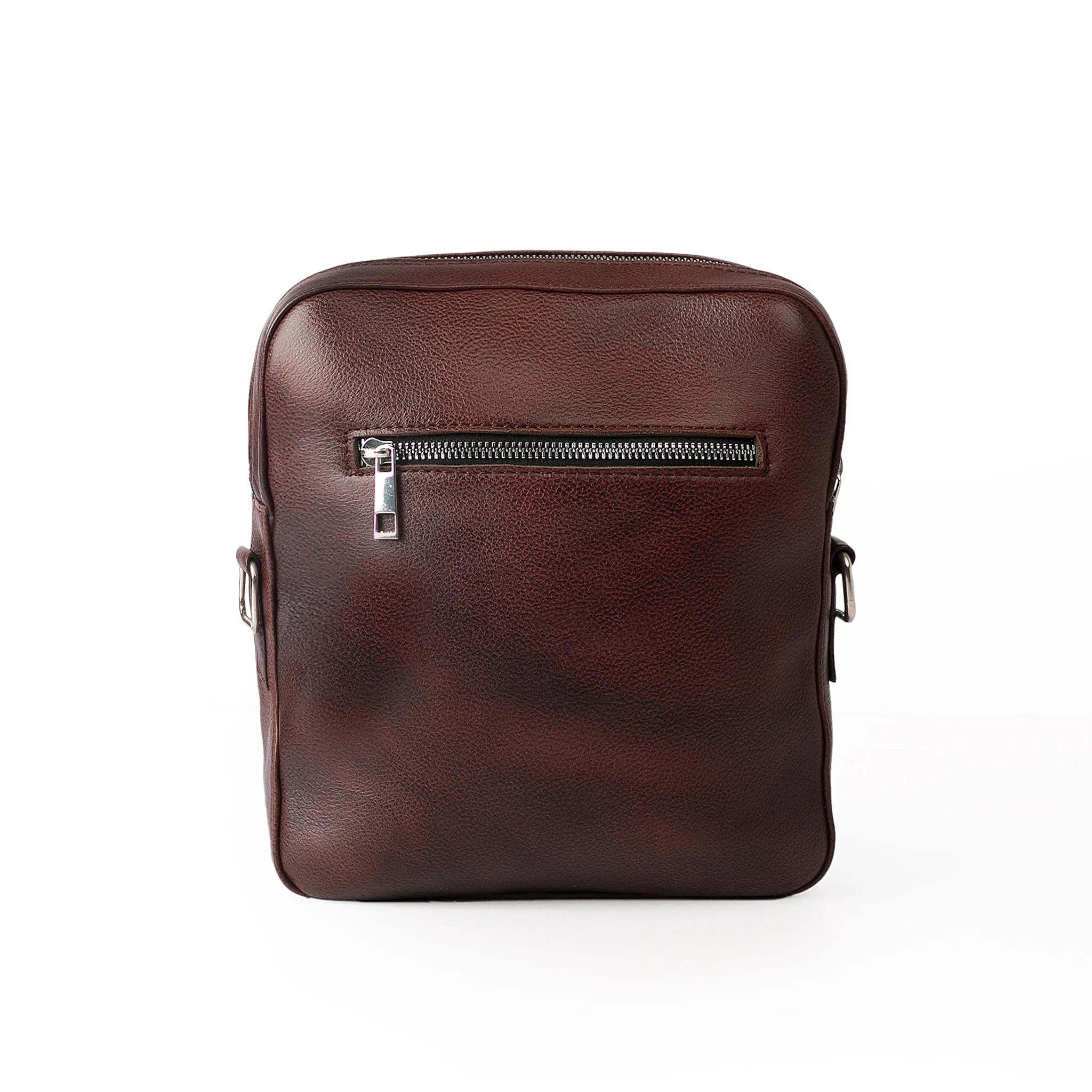 Elite Brown Messenger Bag