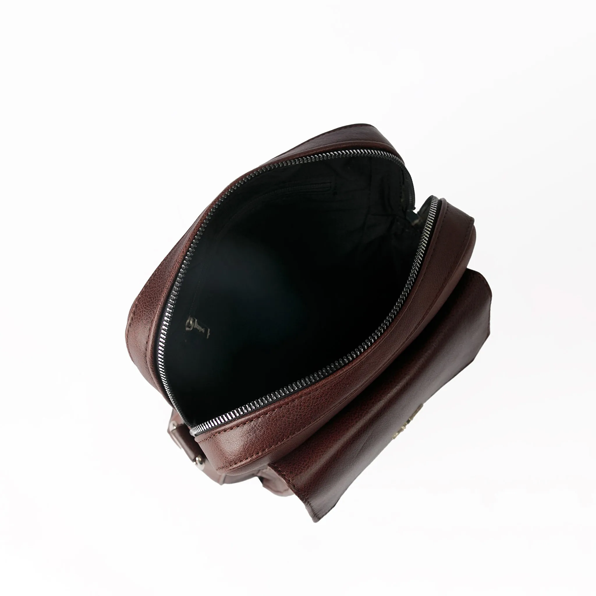 Elite Brown Messenger Bag