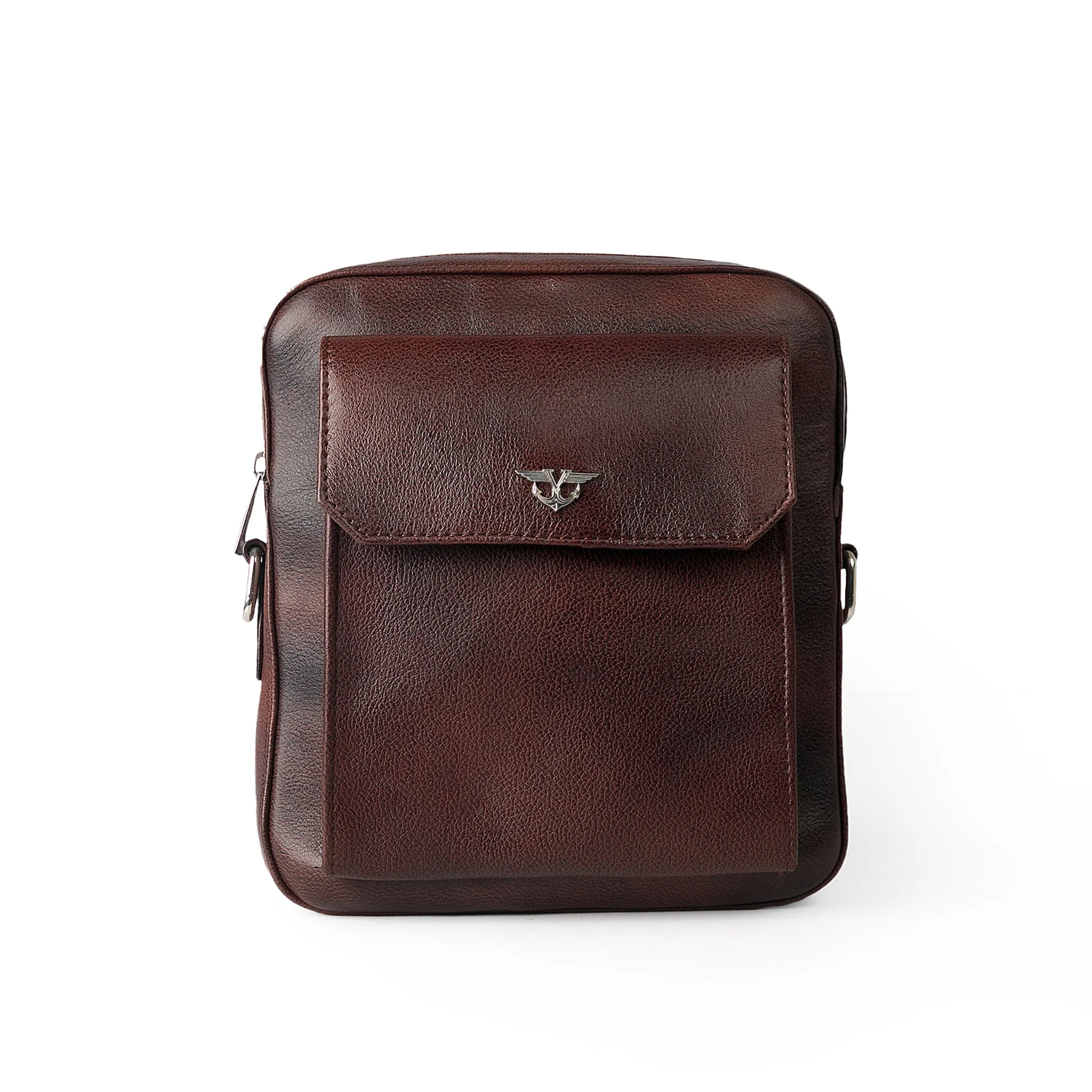 Elite Brown Messenger Bag