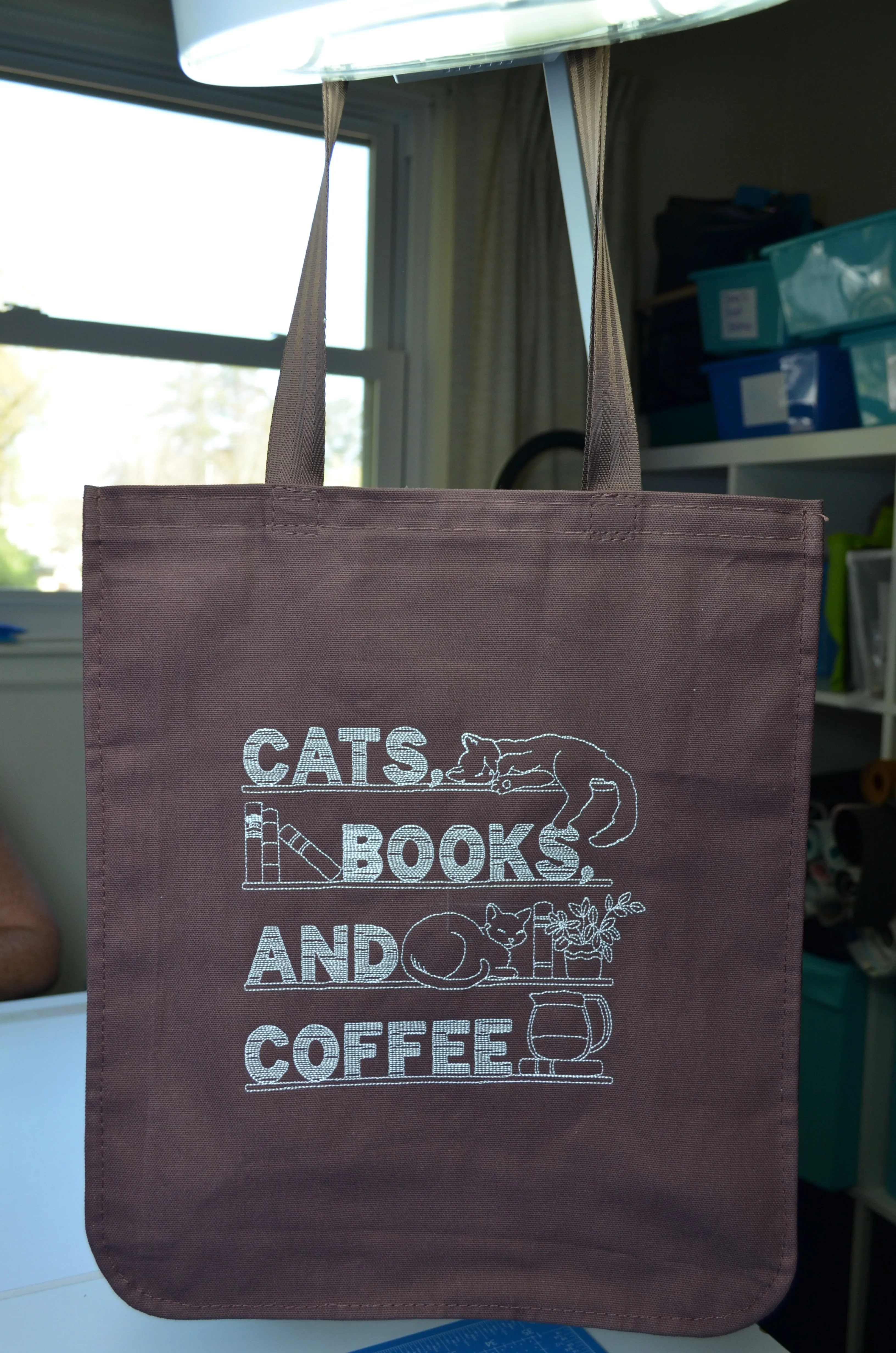 Embroidered Canvas Tote Bags