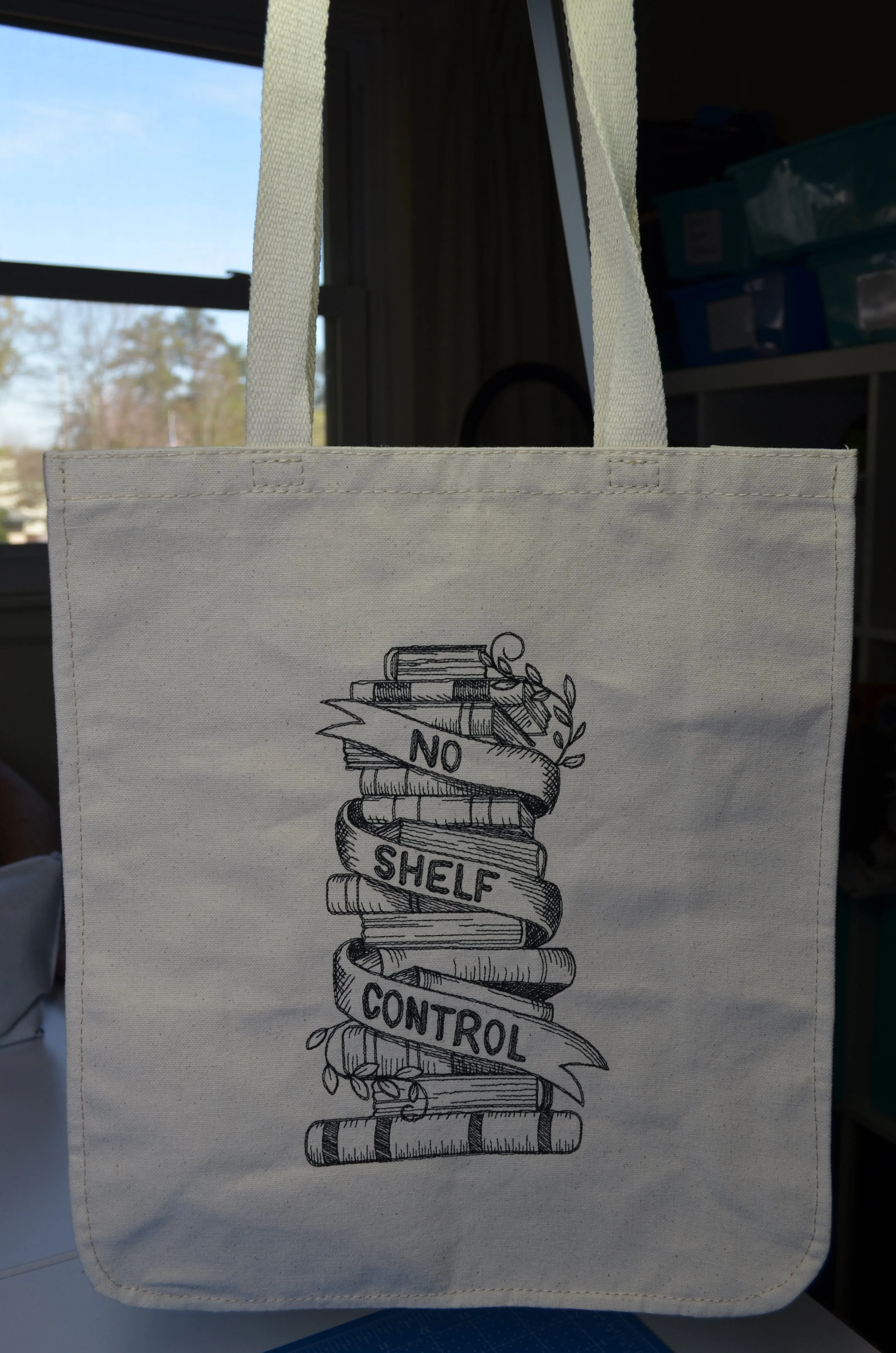 Embroidered Canvas Tote Bags
