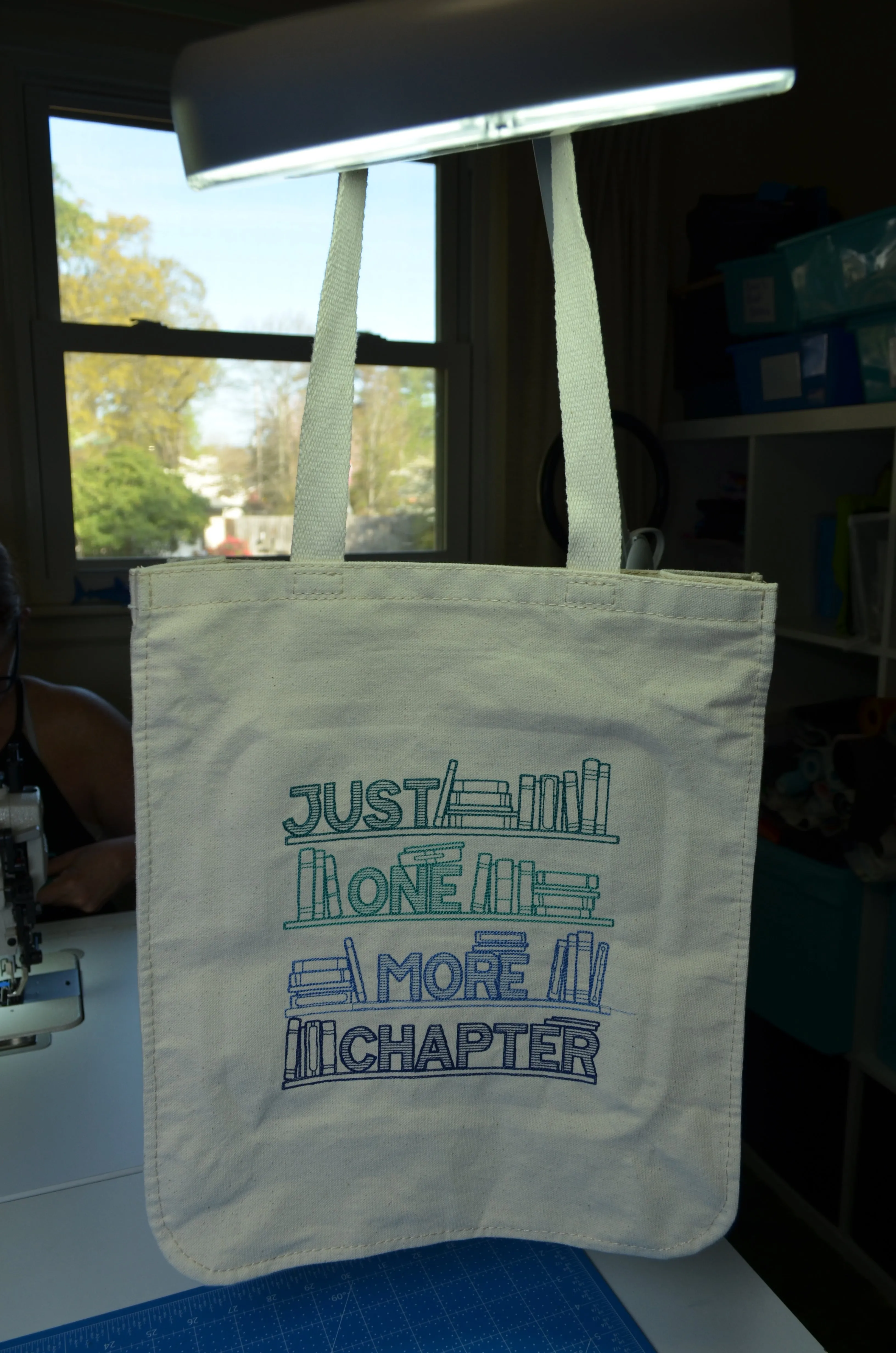 Embroidered Canvas Tote Bags