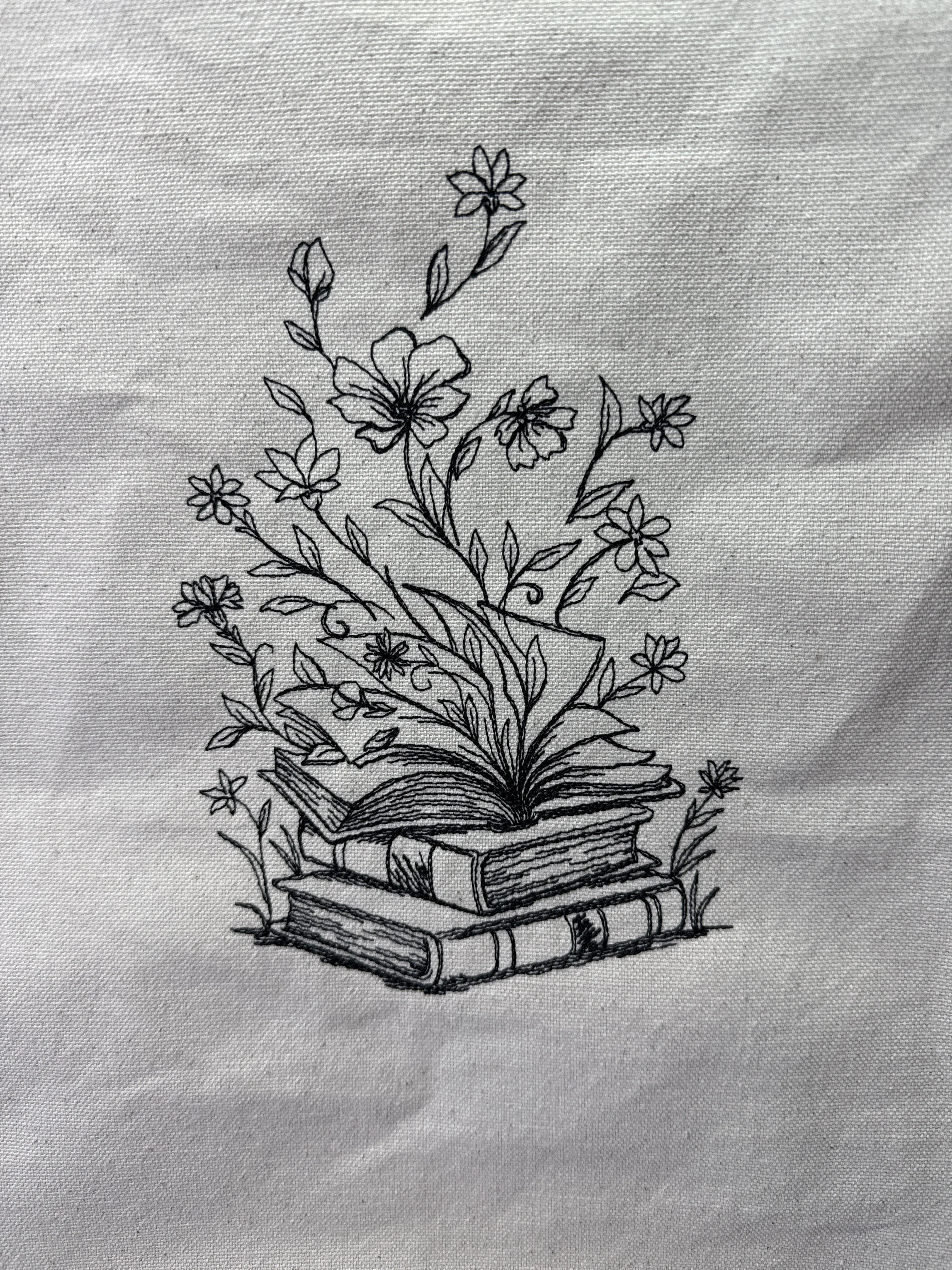 Embroidered Canvas Tote Bags