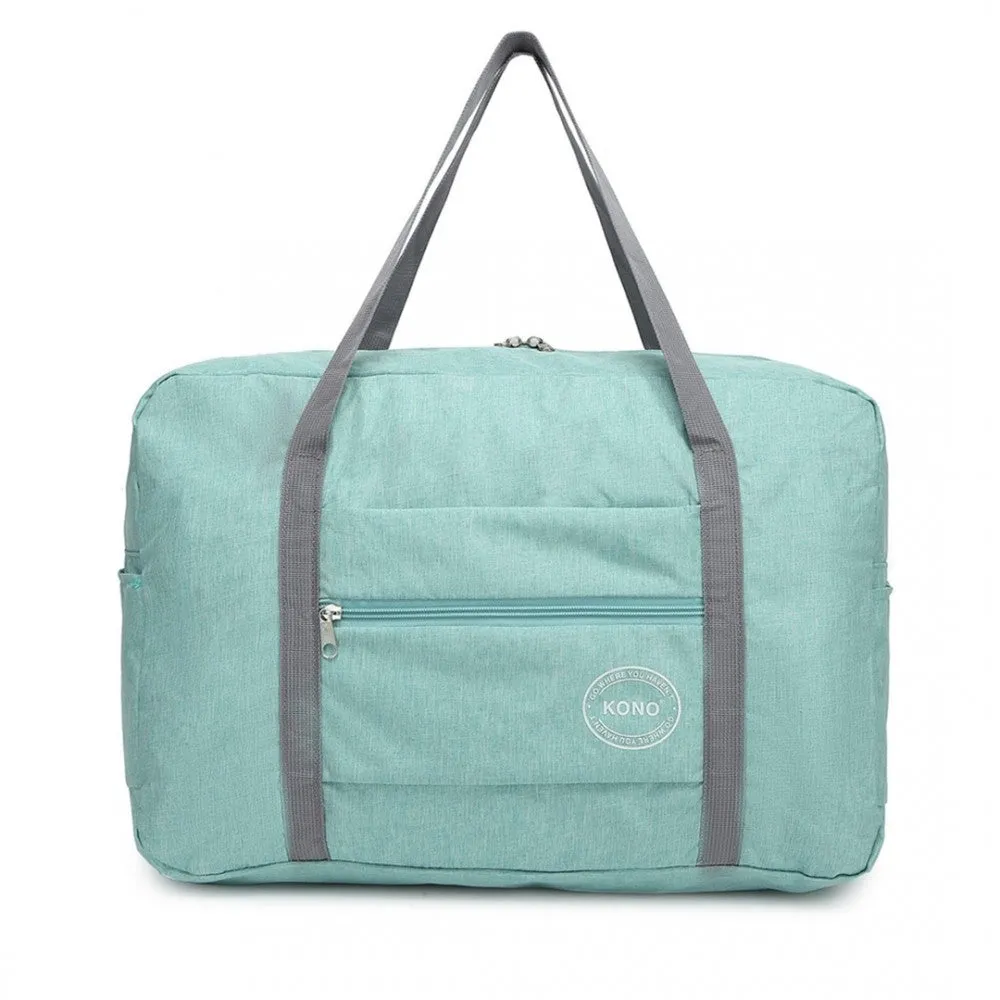 Eq2256 - Kono Foldable Waterproof Storage Travel Handbag - Green