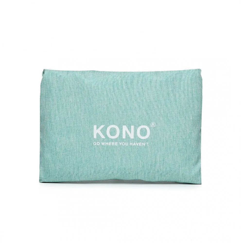Eq2256 - Kono Foldable Waterproof Storage Travel Handbag - Green