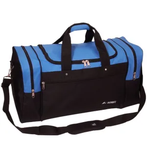 Everest S219L Sports Duffel Bag (Royal Blue/Black)