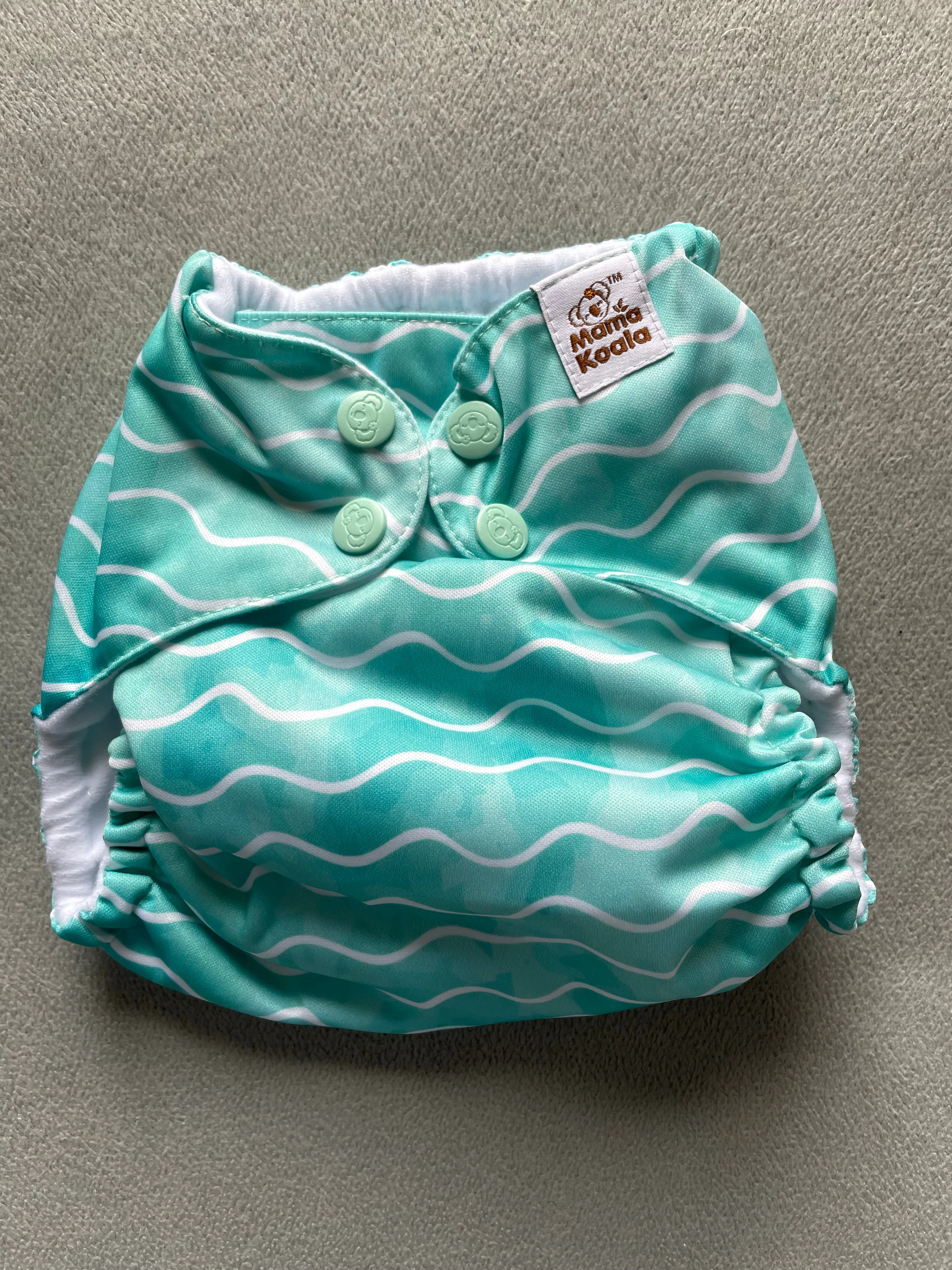 F192-Waves-Mama Koala Pocket Diaper 1.0
