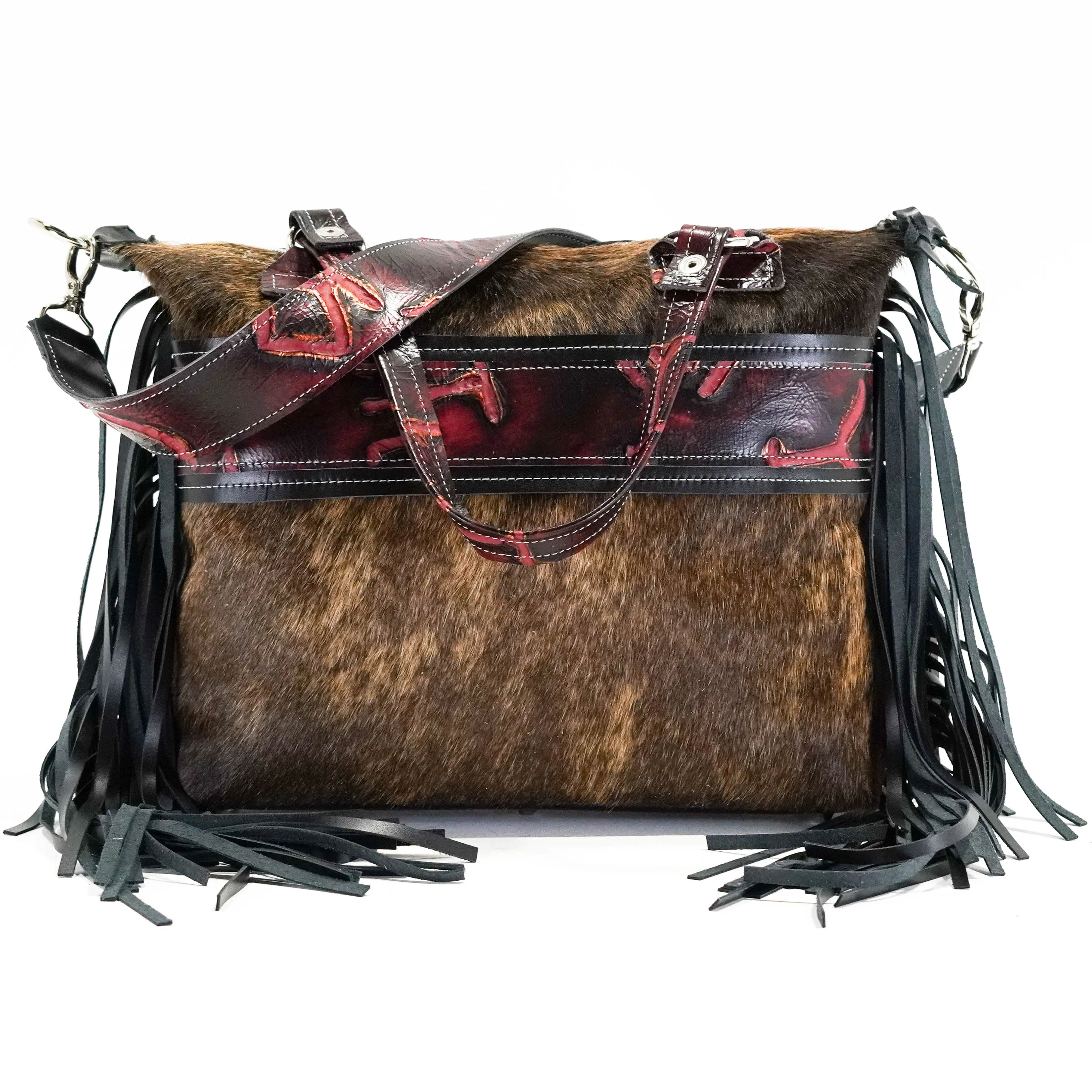 Fancy Oakley - Dark Brindle w/ Burgundy Brands