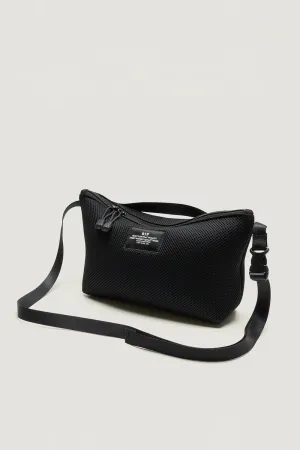 Fannypack Crossbody, Mesh Black