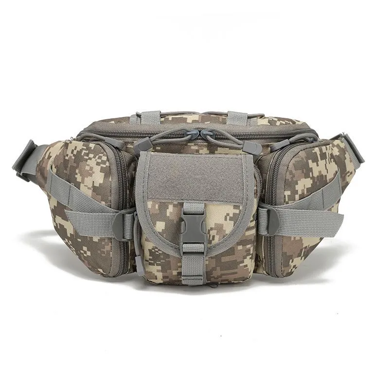 Fashion Multi-Pocket Waterproof Outdoor Sport Camouflage Waist Bag