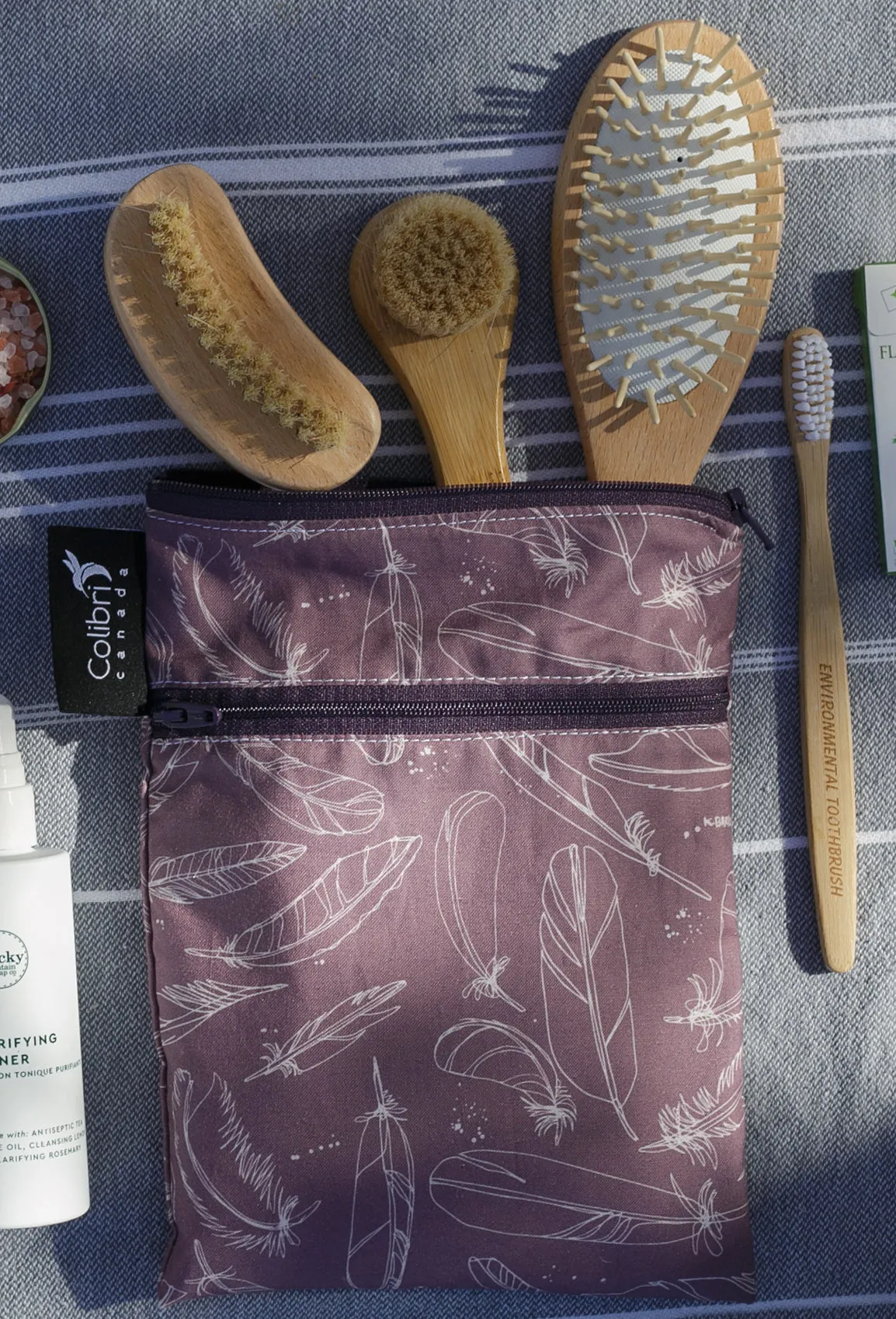 Feather Mini Double Duty Wet Bag
