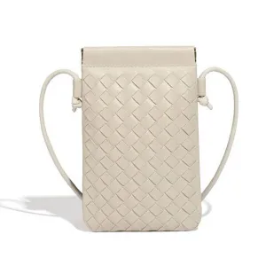 Fiesta Woven Cross Body Bags - Cream