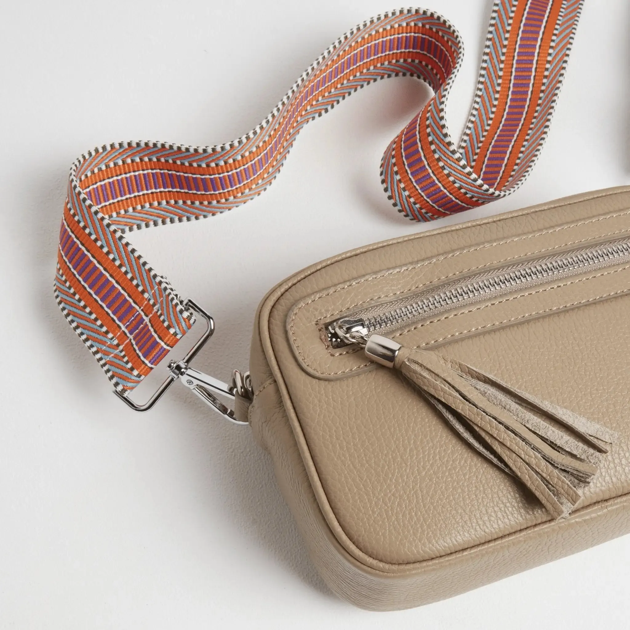 Florence Crossbody Bag in Beige