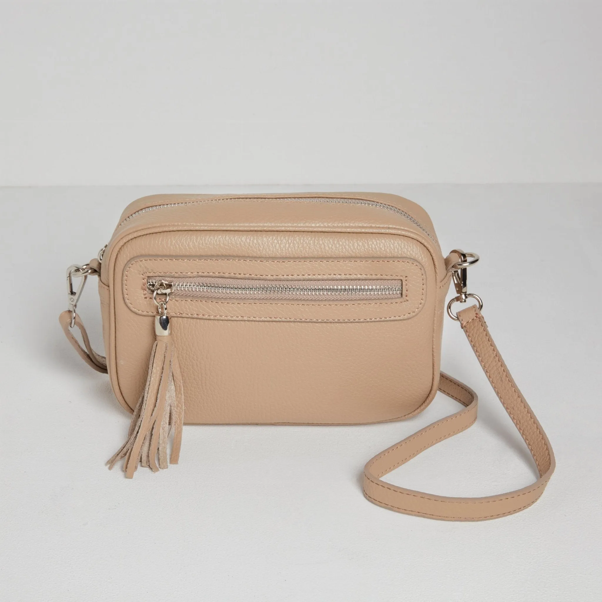 Florence Crossbody Bag in Beige
