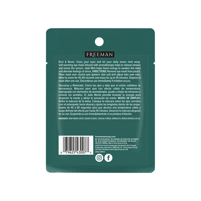 Freeman Beauty Cosmic Steam Eye Mask in Awakening Jade Mint