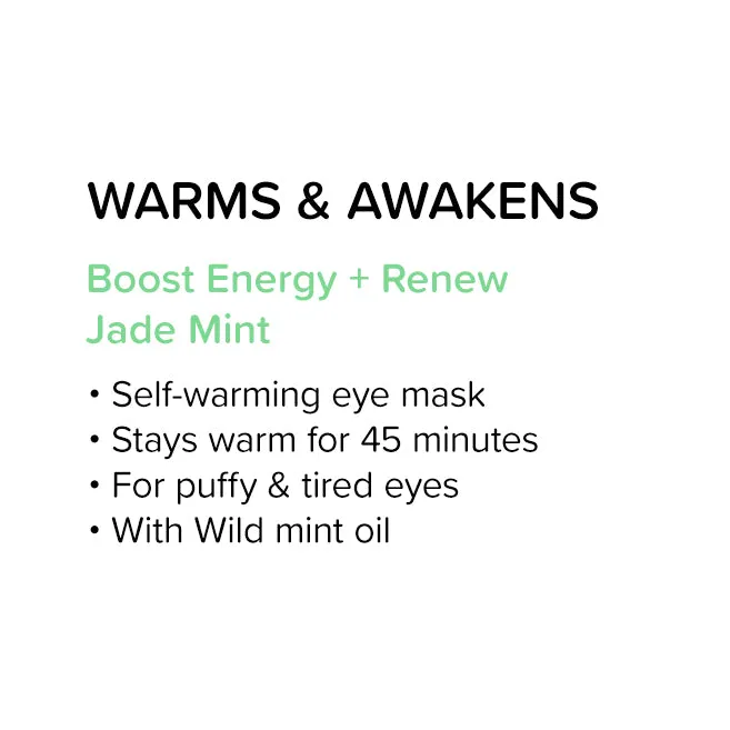 Freeman Beauty Cosmic Steam Eye Mask in Awakening Jade Mint